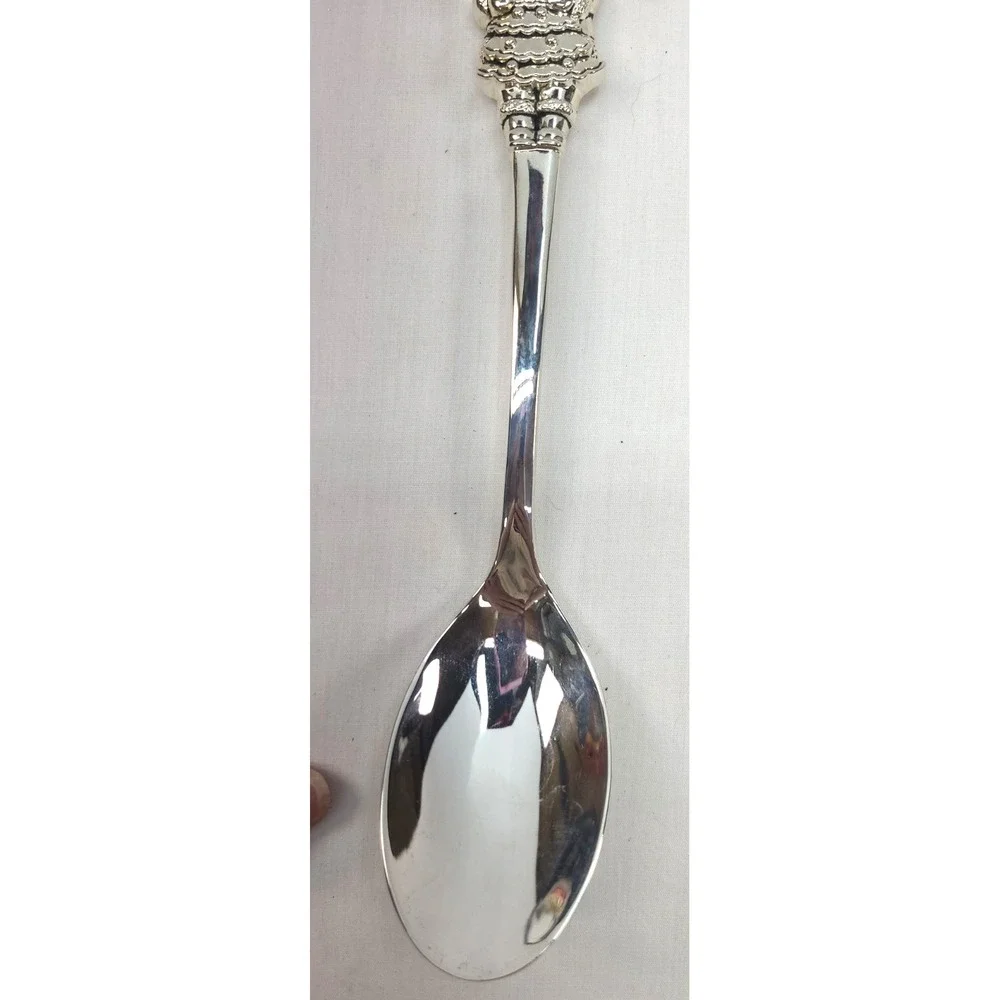 Vtg Santa Claus Silverplate Serving Spoon International Silver Company